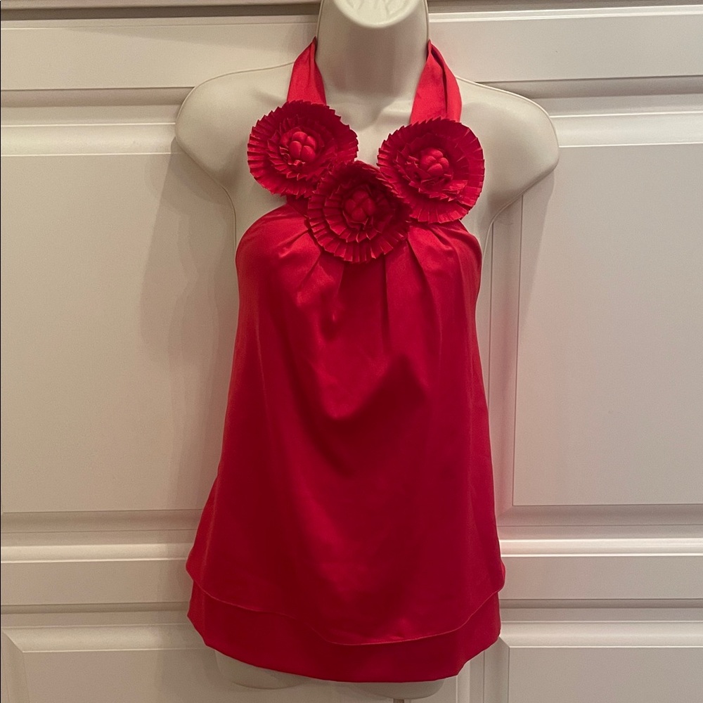 Karlie red statement halter sz S